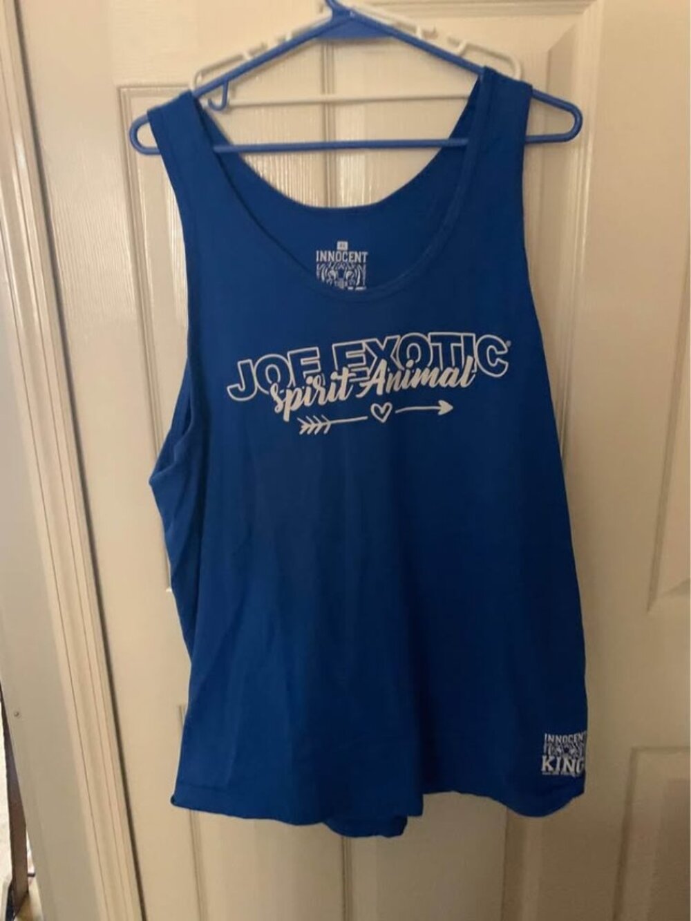 Mens XL Blue Joe Exotic Tank Top
